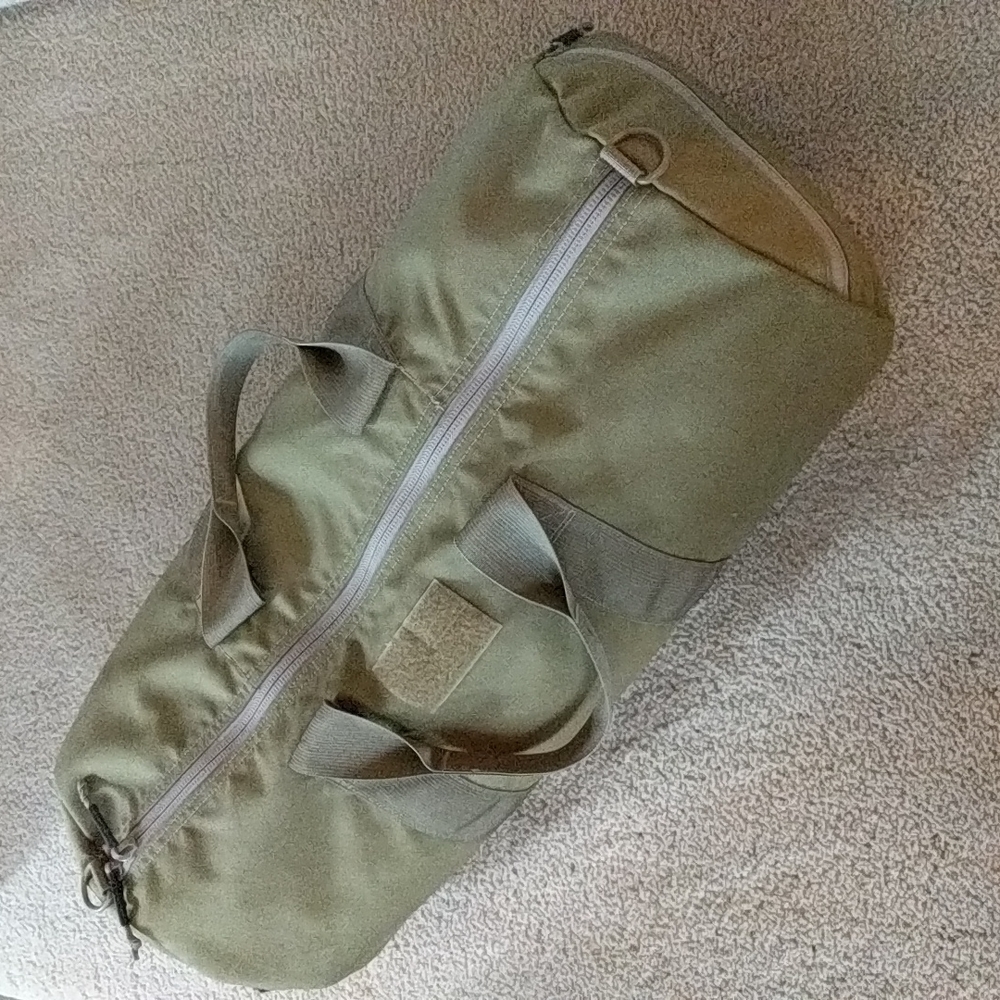 GORUCK 38L green duffle bag